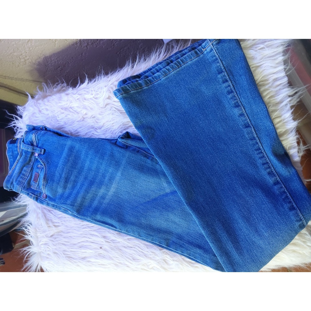 Stag Jeans Women Medium Wash High Rise Flare Denim Jeans Size 0/22